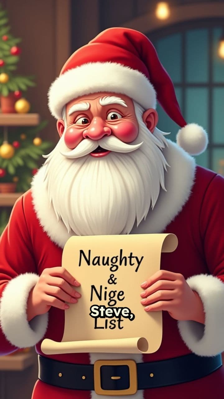 Santa's Stern but Loving Warning