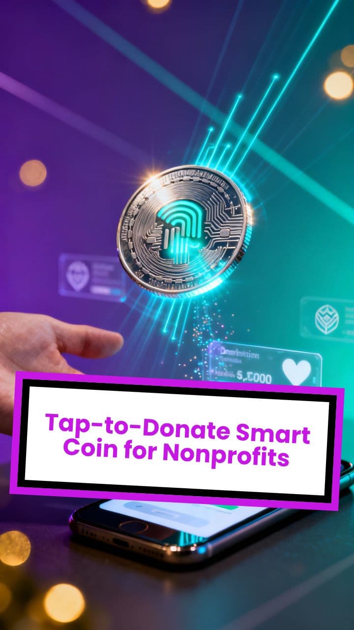 Tap-to-Donate Smart Coin for Nonprofits