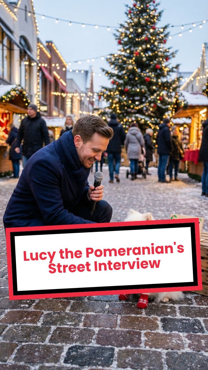 Lucy the Pomeranian's Street Interview