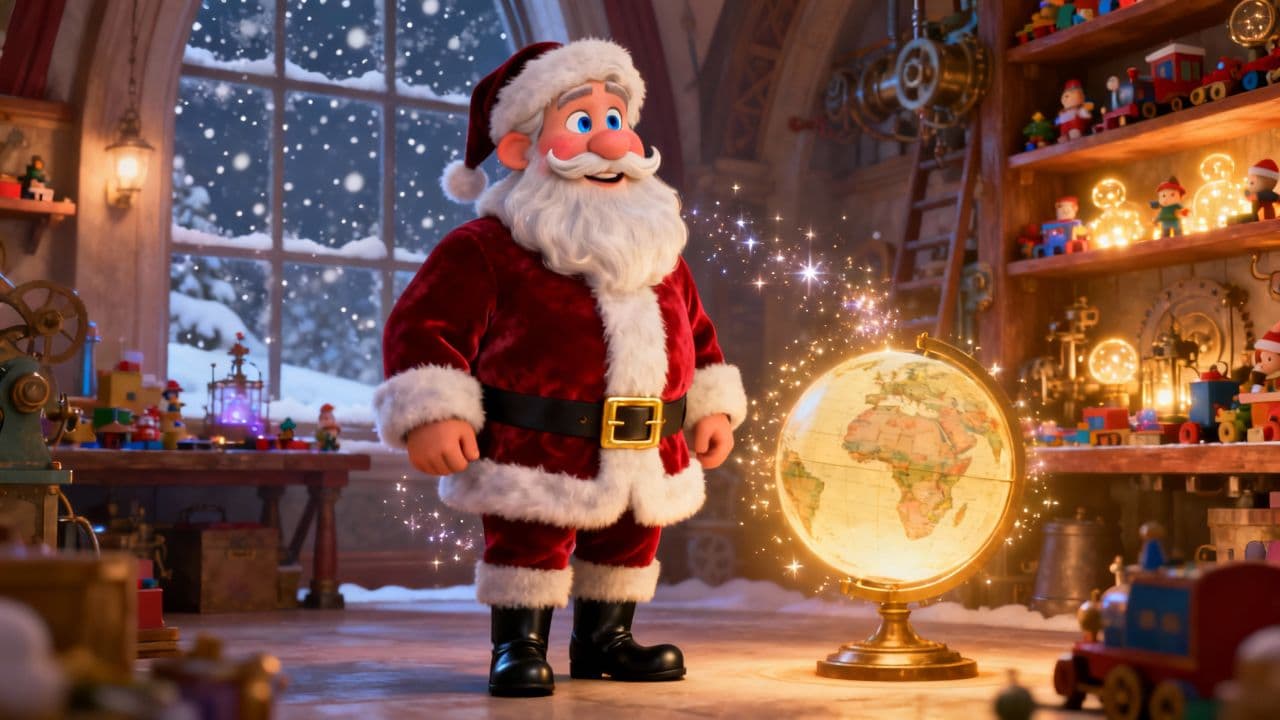 Mommy Kissing Nick for Christmas