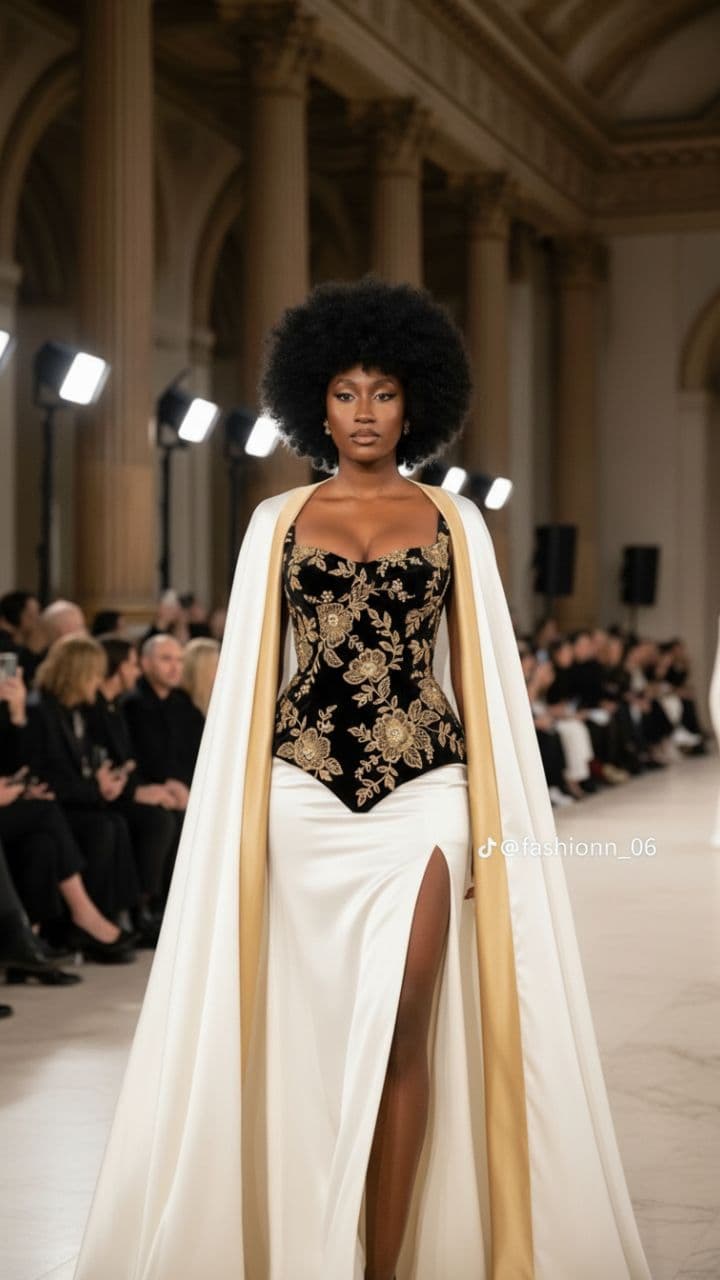 Haute Couture Runway at a Grand Palace