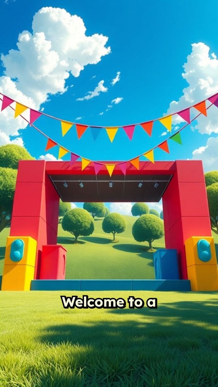 The Vibrant Playground Stage