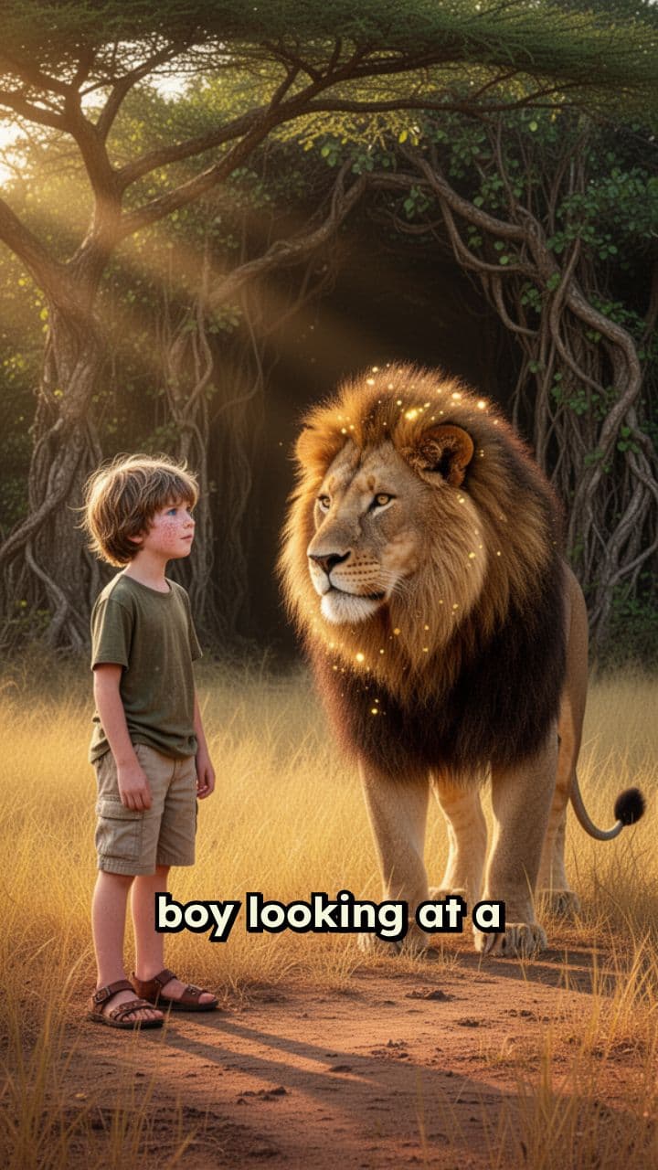 Sunset Farewell in the Forest