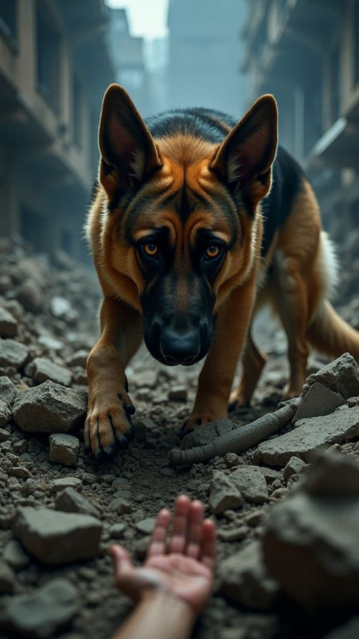 El héroe canino salvador