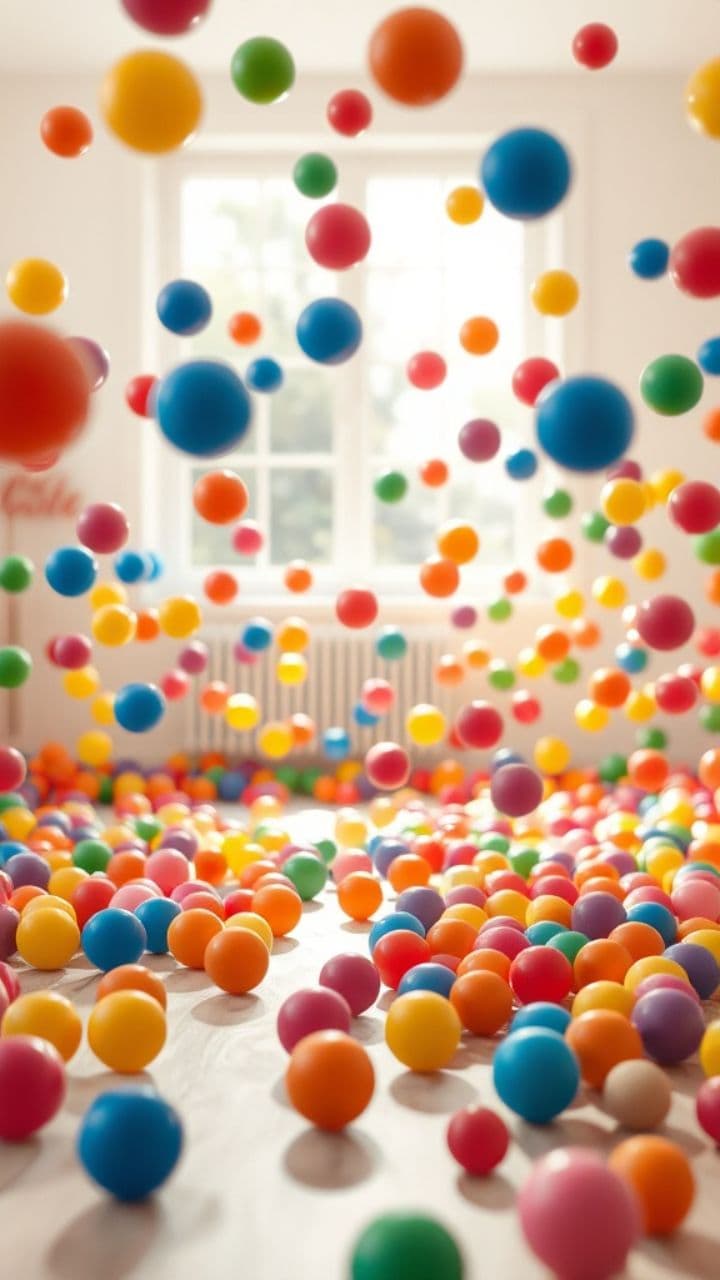 Bouncing Balls of Color