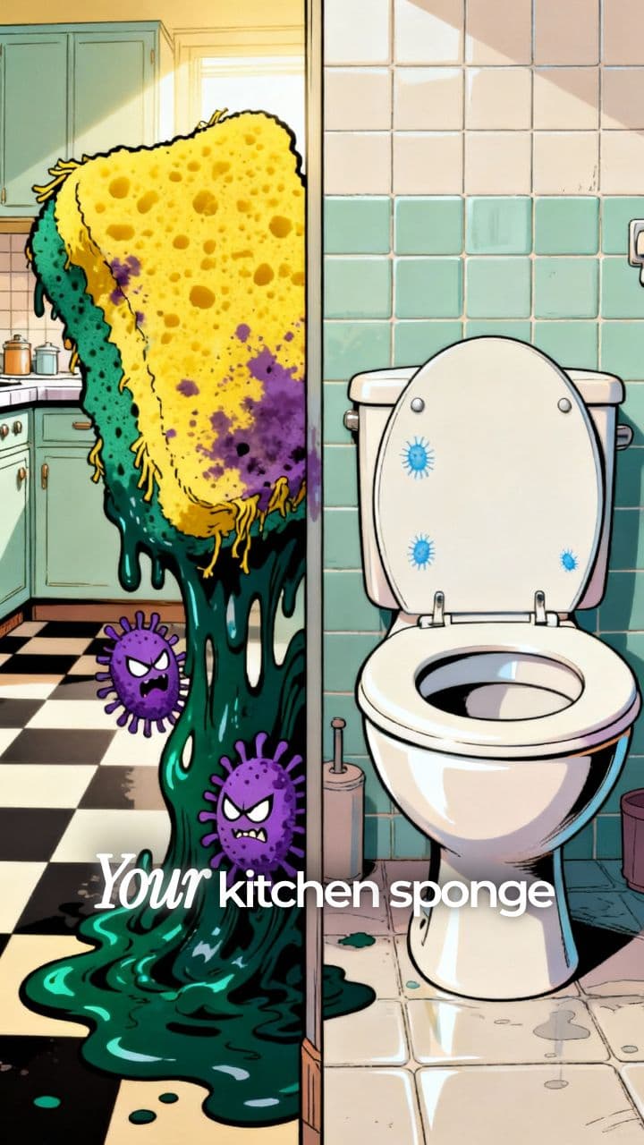 Dangerous Bacteria in Your Kitchen Sponge