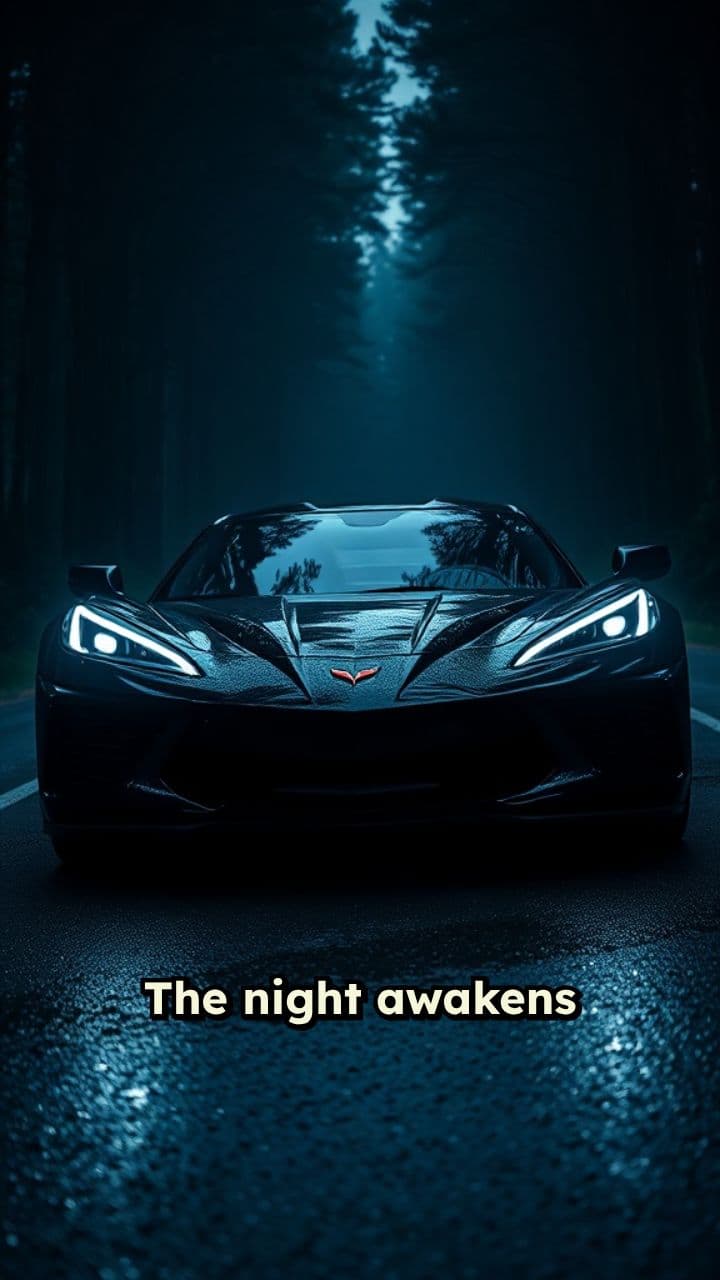 Corvette C8: Night Drive