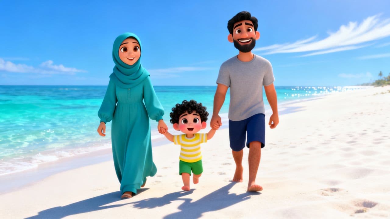 Alhamdulillah Beach Day Fun