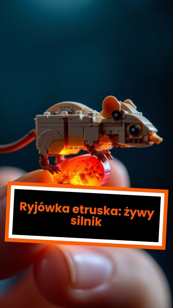 Ryjówka etruska: żywy silnik