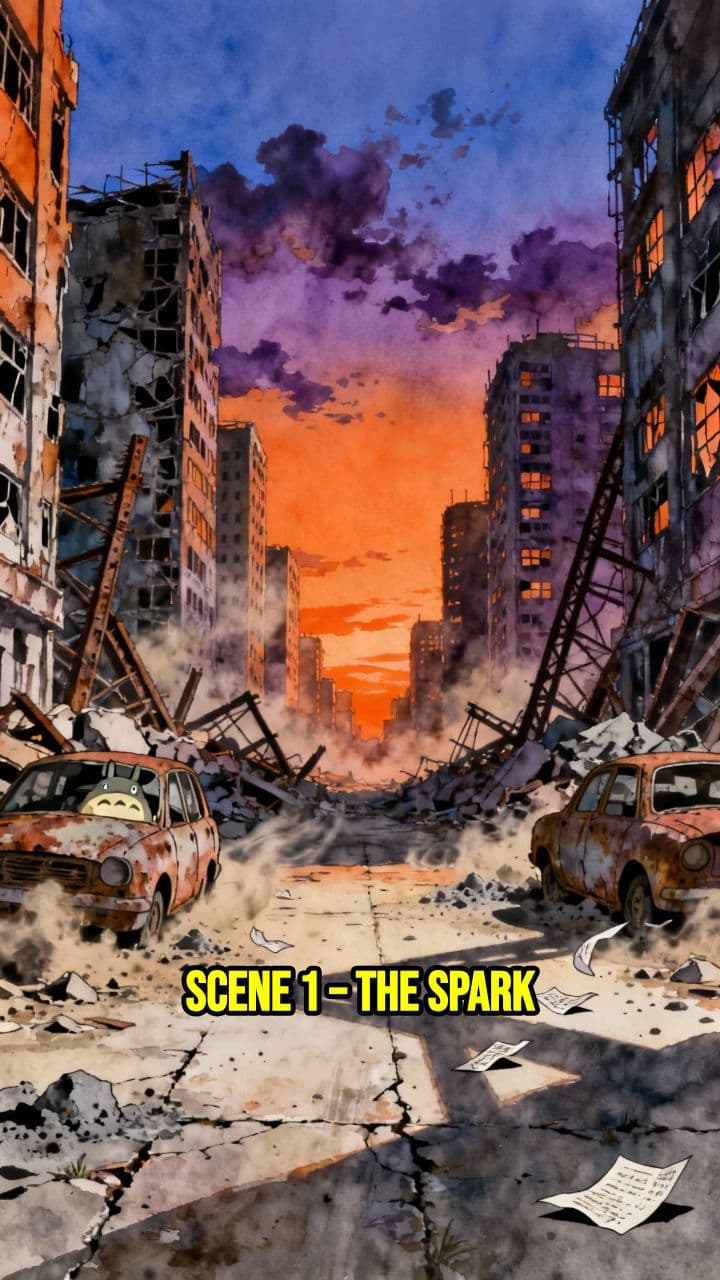 Crimson-Gold Awakening