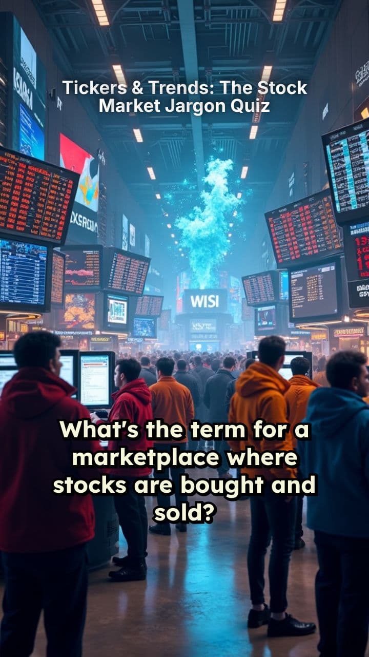 Tickers & Trends: The Stock Market Jargon Quiz
