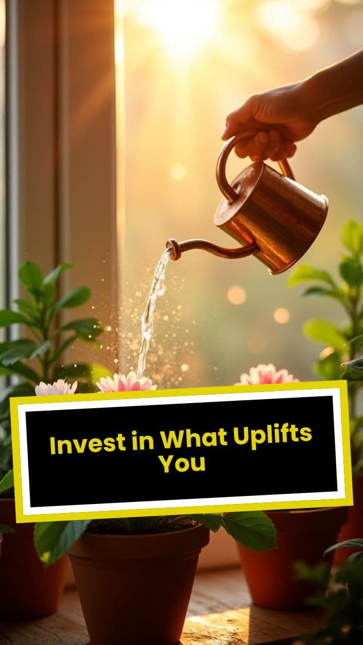 Invest in What Uplifts You