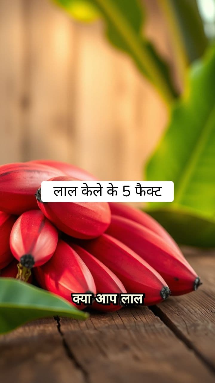 लाल केले के 5 रोचक तथ्य