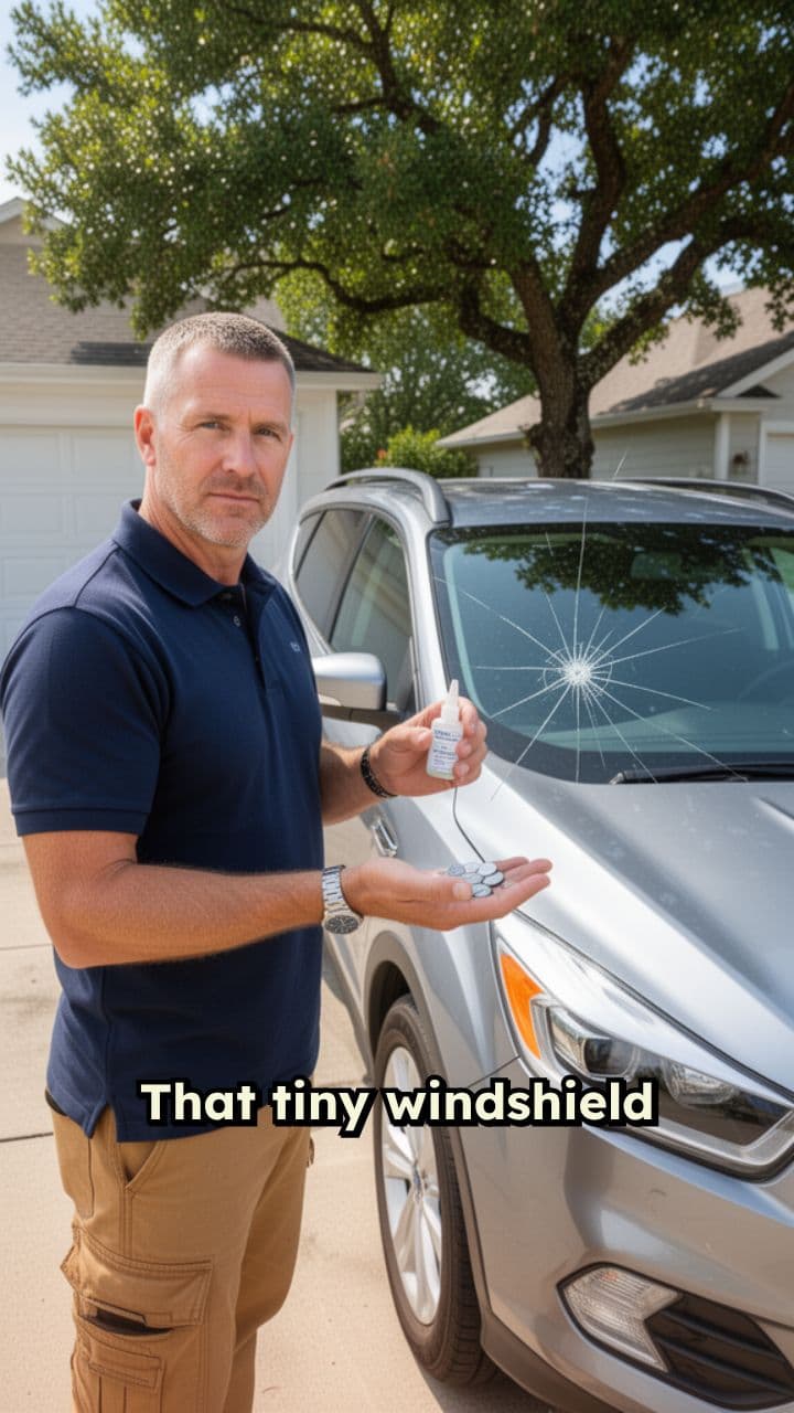 Quick Windshield Chip Repair Resin
