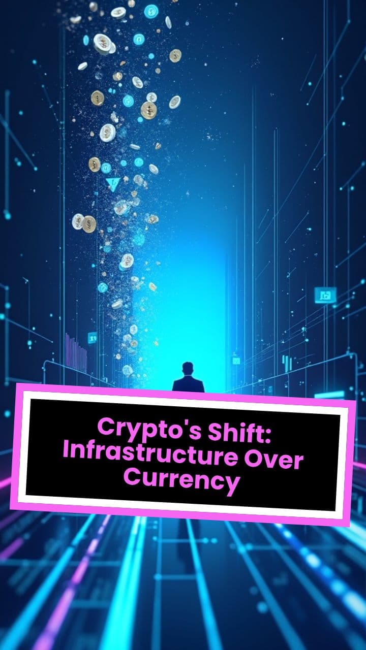 Crypto's Shift: Infrastructure Over Currency