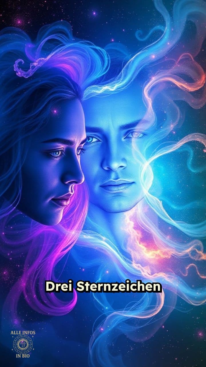 Drei begünstigte Sternzeichen des Universums