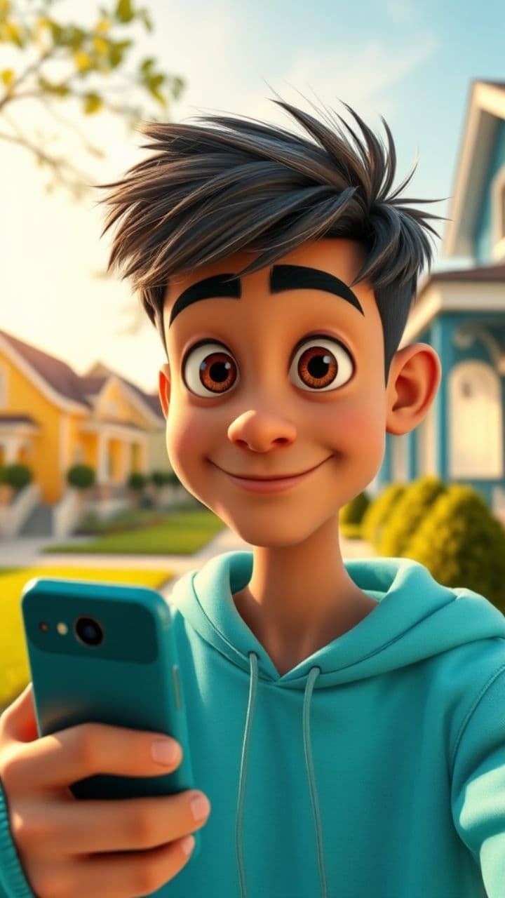 सेल्फी वॉक ट्रांज़िशन वीडियो