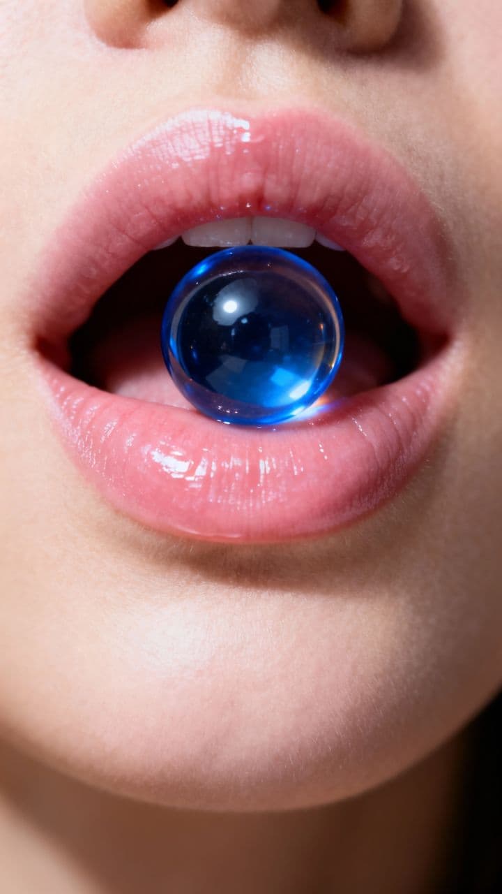 Blue Orb ASMR Slow Pour