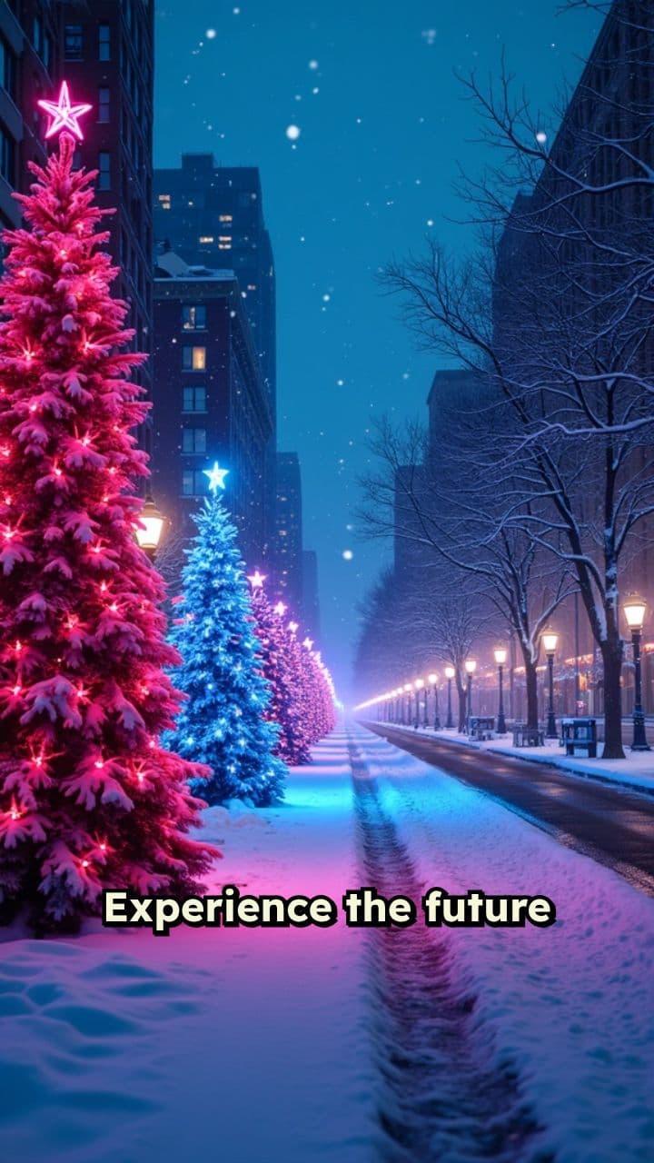 Cyberpunk Winter Wonderland