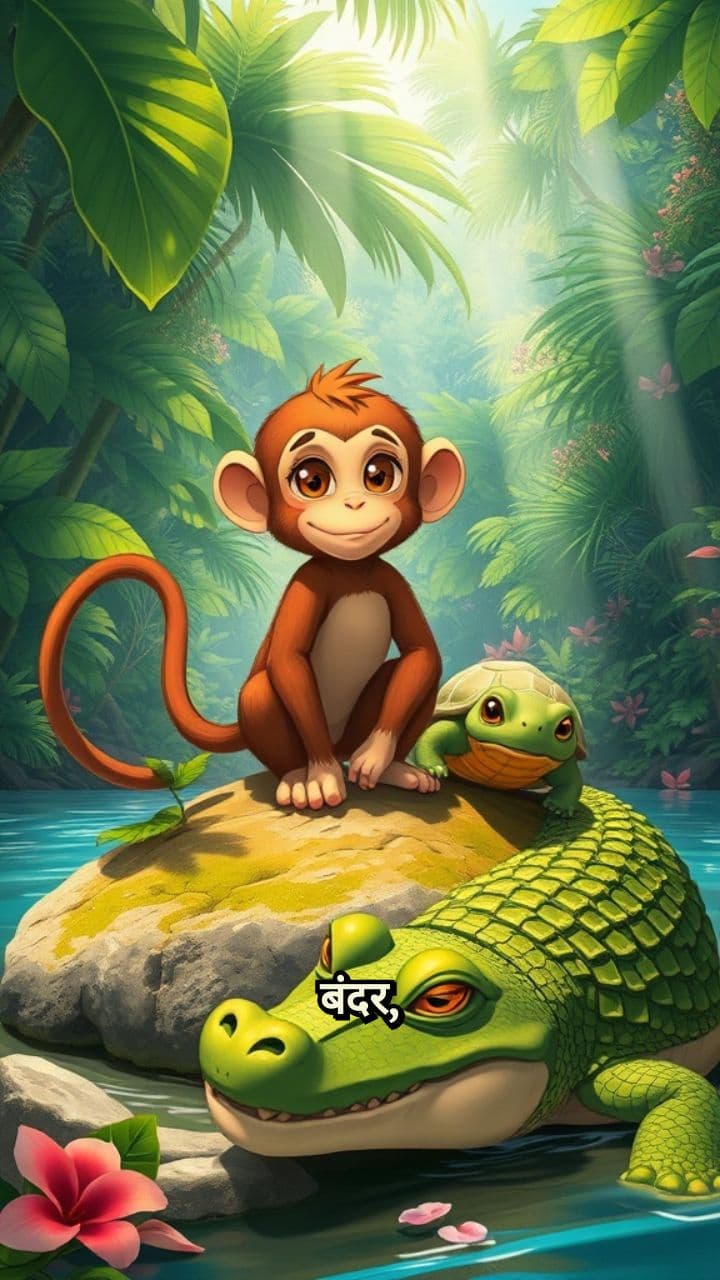 बंदर की चतुराई