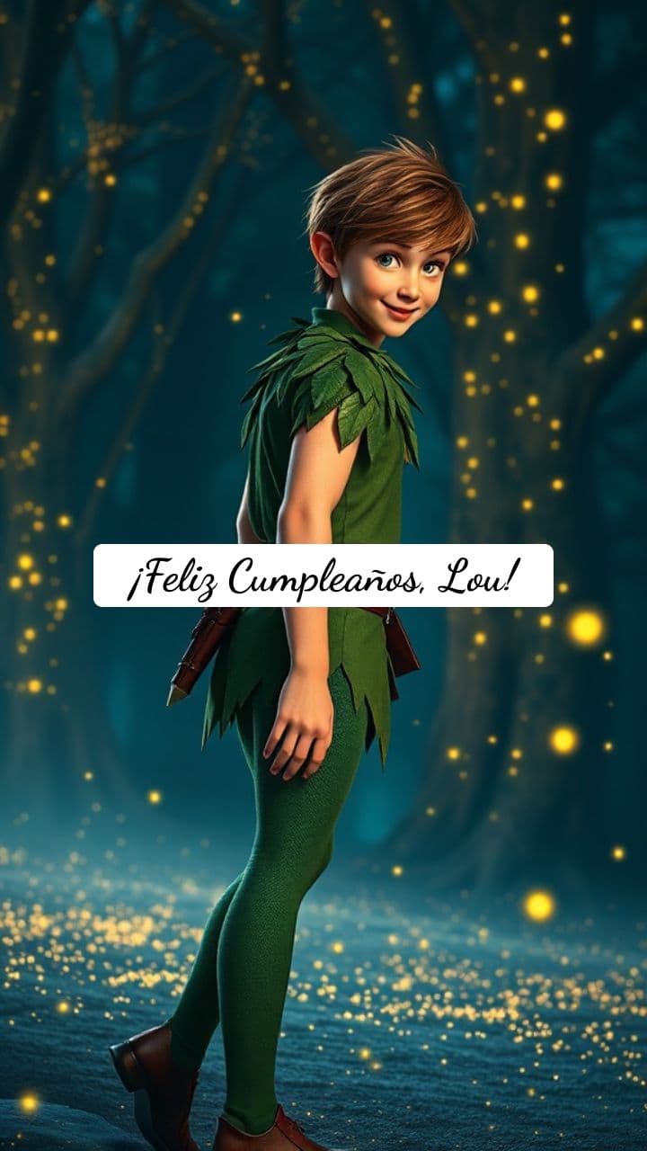 Peter Pan's Birthday Wish for Lou