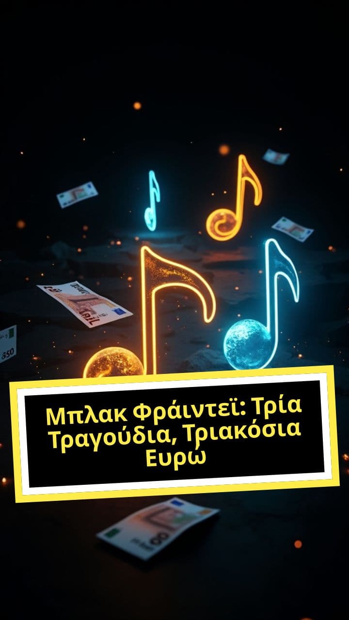 Μπλακ Φράιντεϊ: Τρία Τραγούδια, Τριακόσια Ευρώ