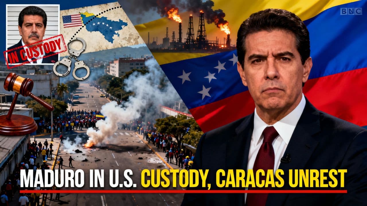 Maduro in U.S. Custody, Caracas Unrest