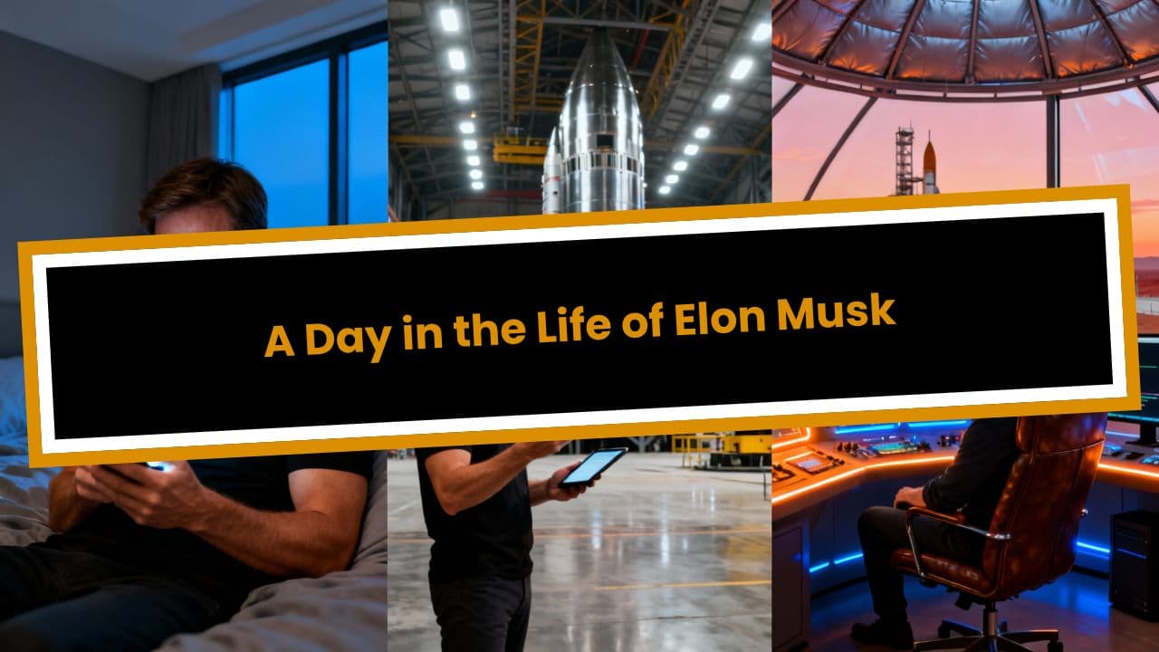 A Day in the Life of Elon Musk