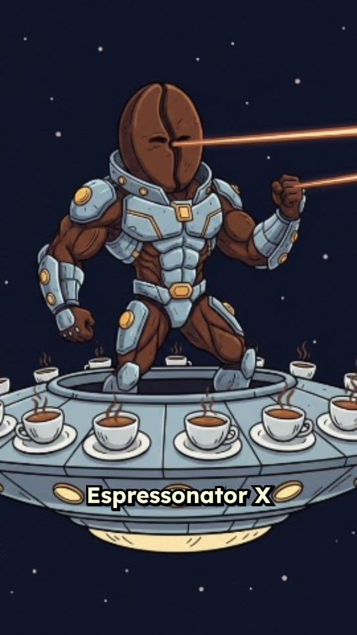 Espressonator X: Caffeine Laser Cyborg