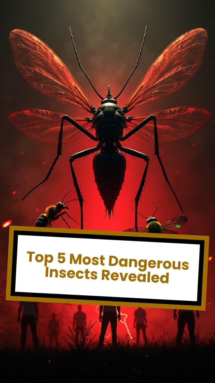Top 5 Most Dangerous Insects Revealed