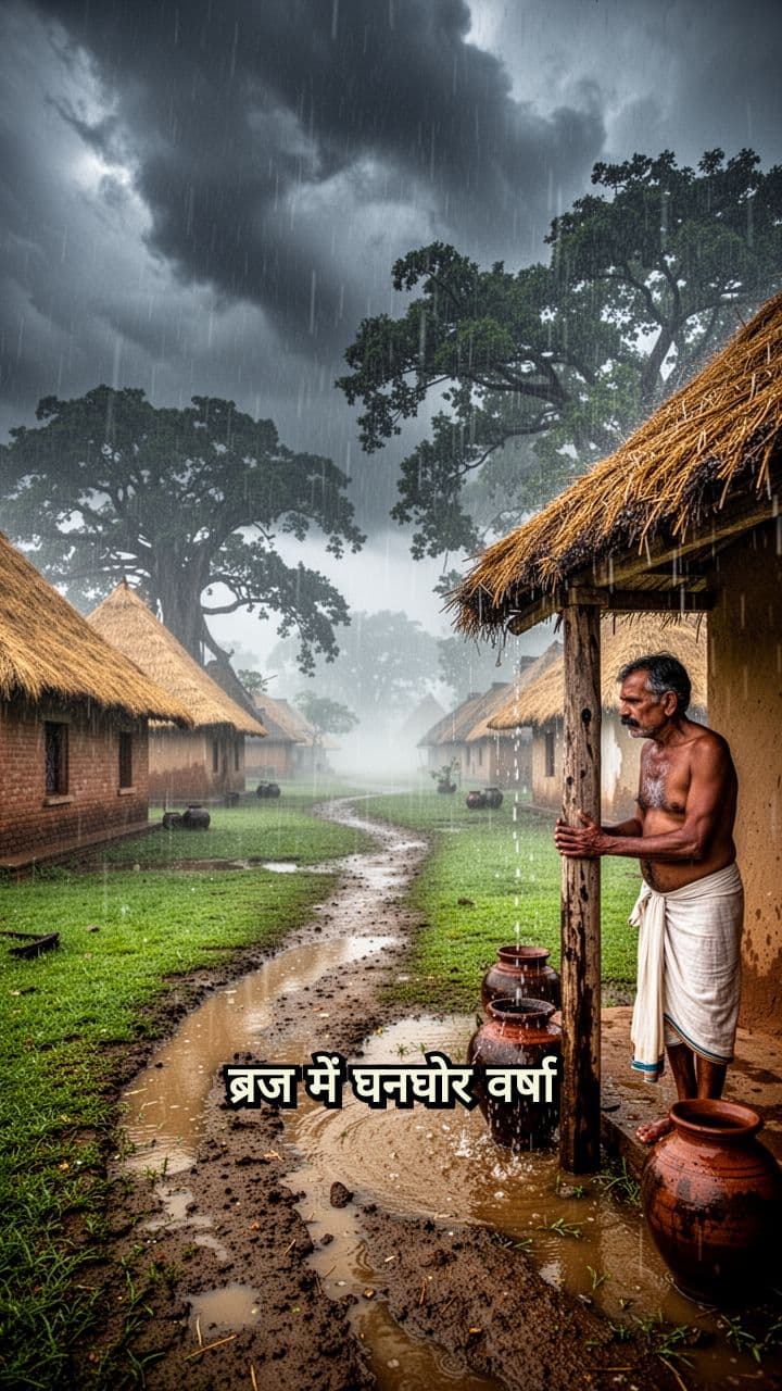 Indra’s Wrath Over Braj