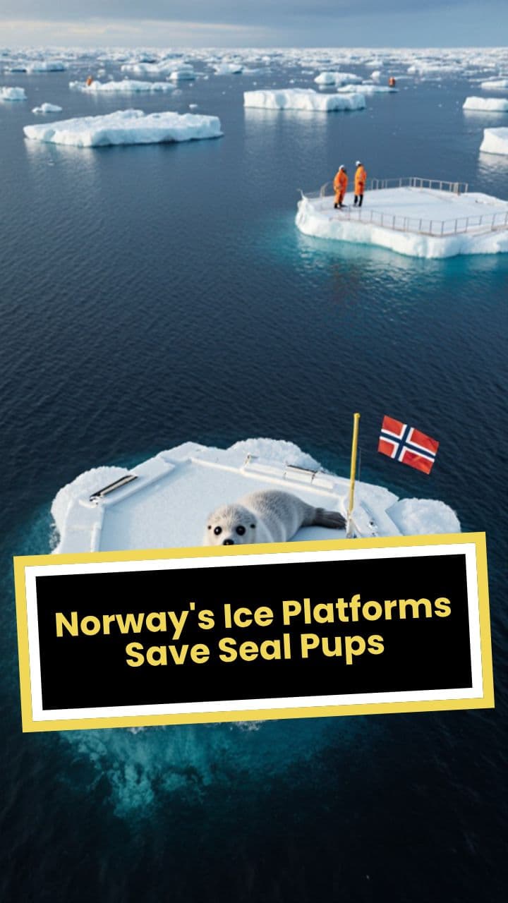 Norway's Ice Platforms Save Seal Pups