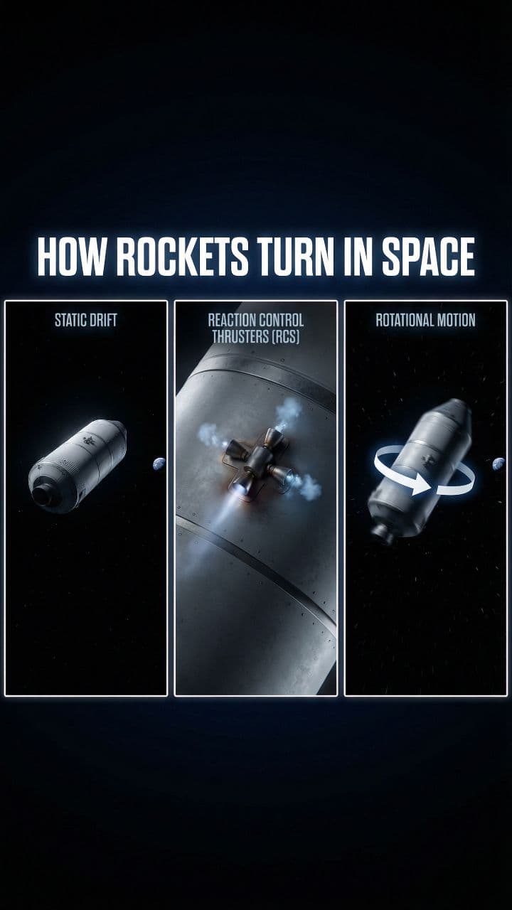 How Rockets Turn in Space