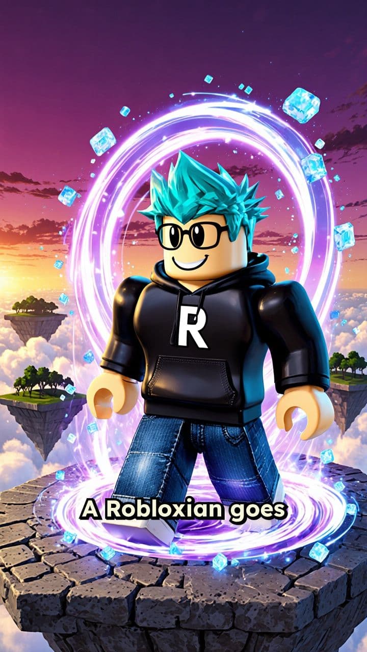 A Robloxian Enters a Portal