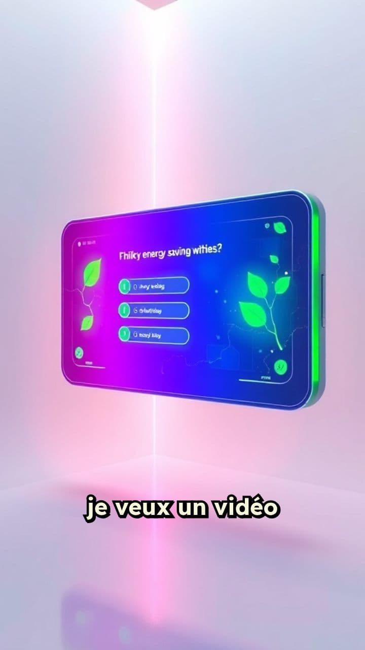 Publicité ÉcoQuiz : Économie d'Énergie