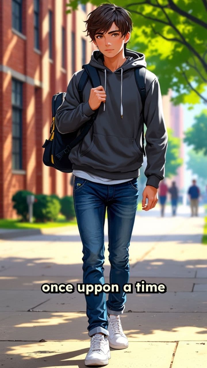 A Dark Haired Guy's School Day