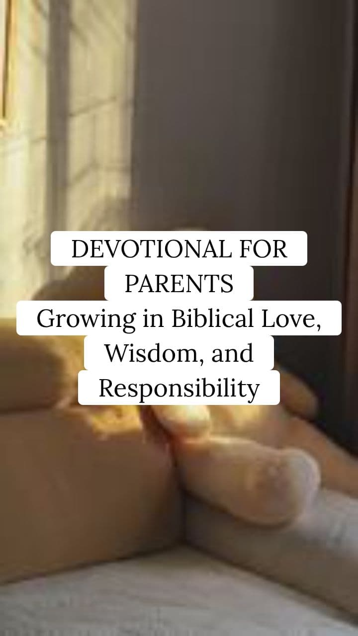 DEVOTIONAL FOR PARENTS - Providing With Love