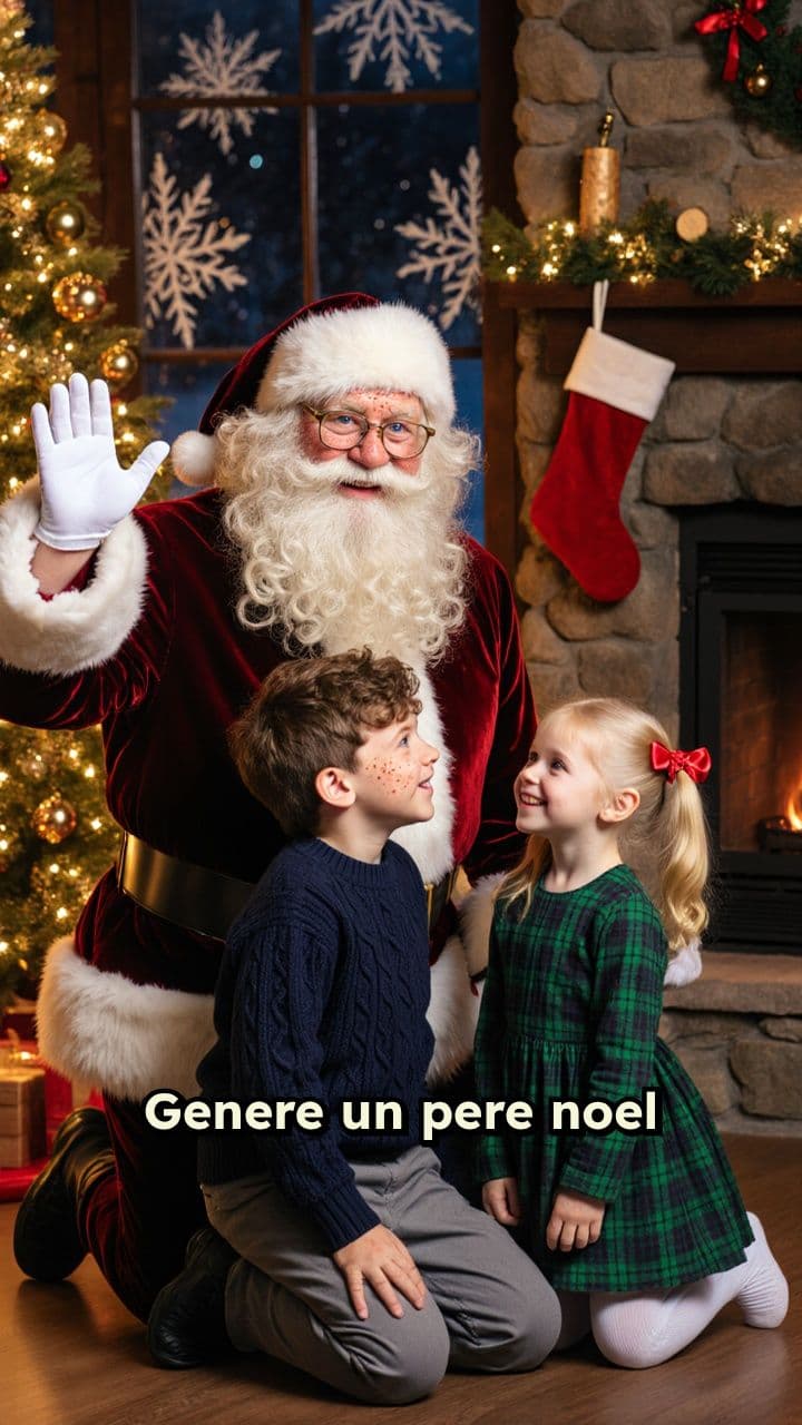 Vœux de Noël pour Lucas et Manon