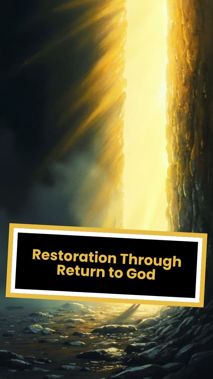 Restoration Through Return to God