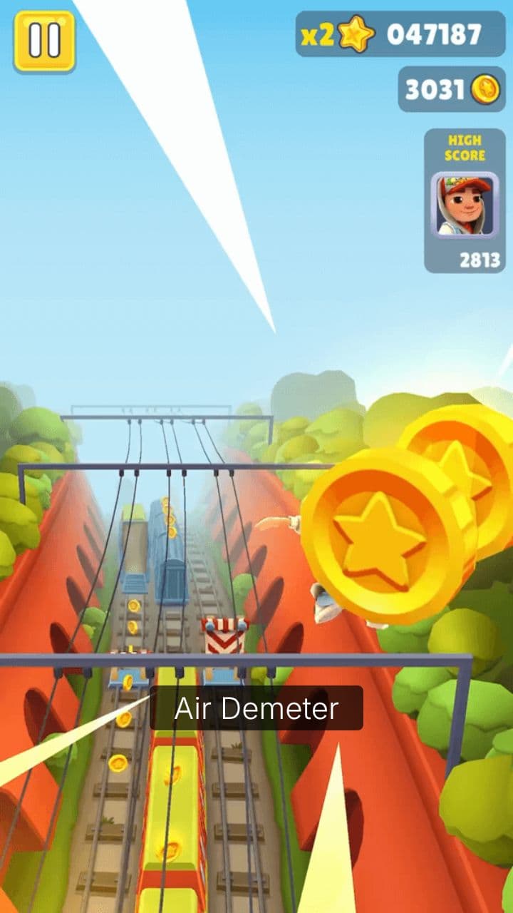 Air Demeter dobástechnikája