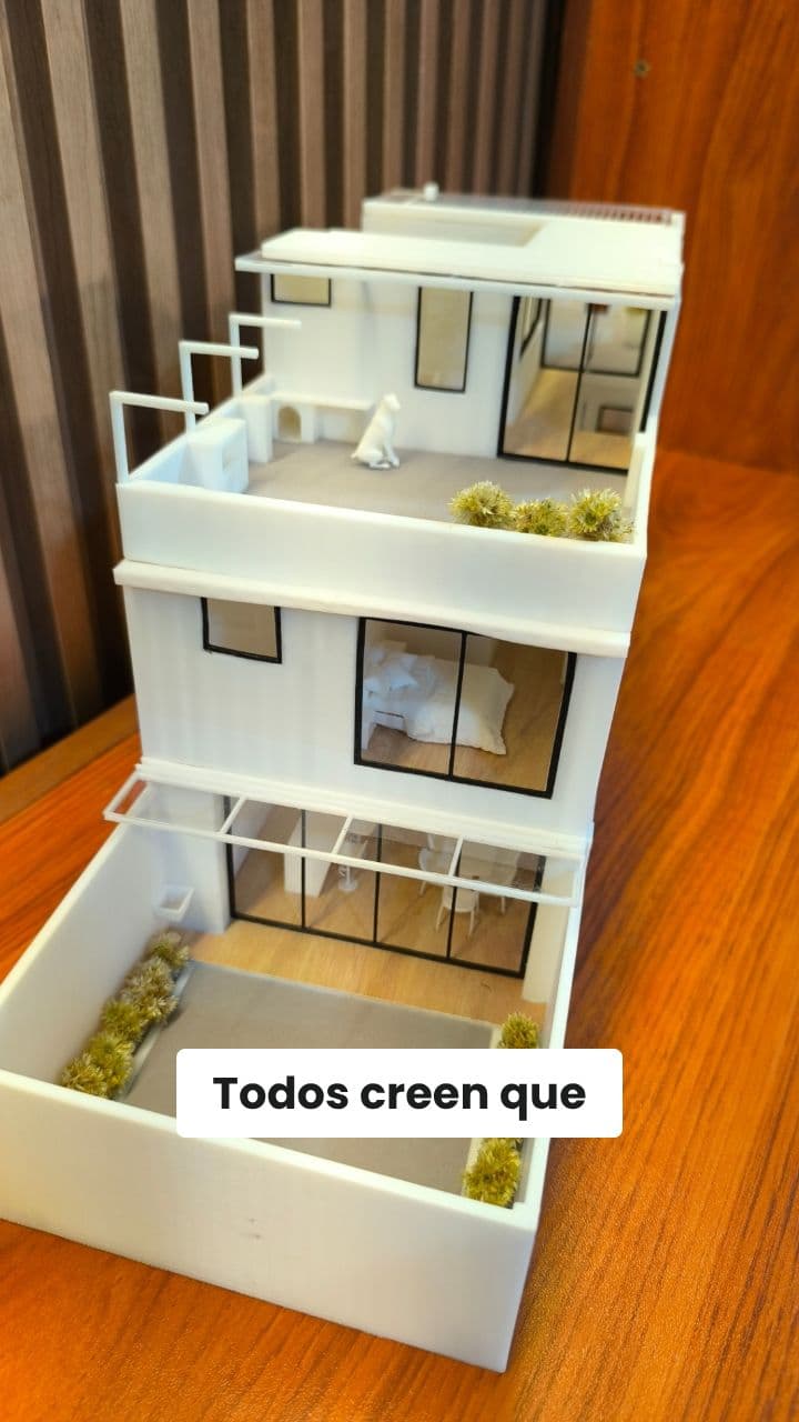 La vida en maquetas arquitectónicas