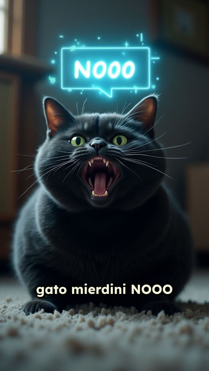 Gato y trabajo, ¡no!