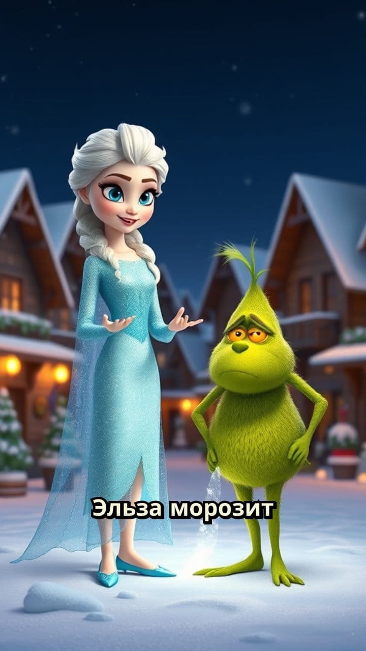 Новогодний трэш в сказочном лесу