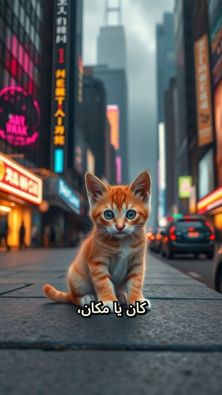 لوفي القط الضائع في المدينة