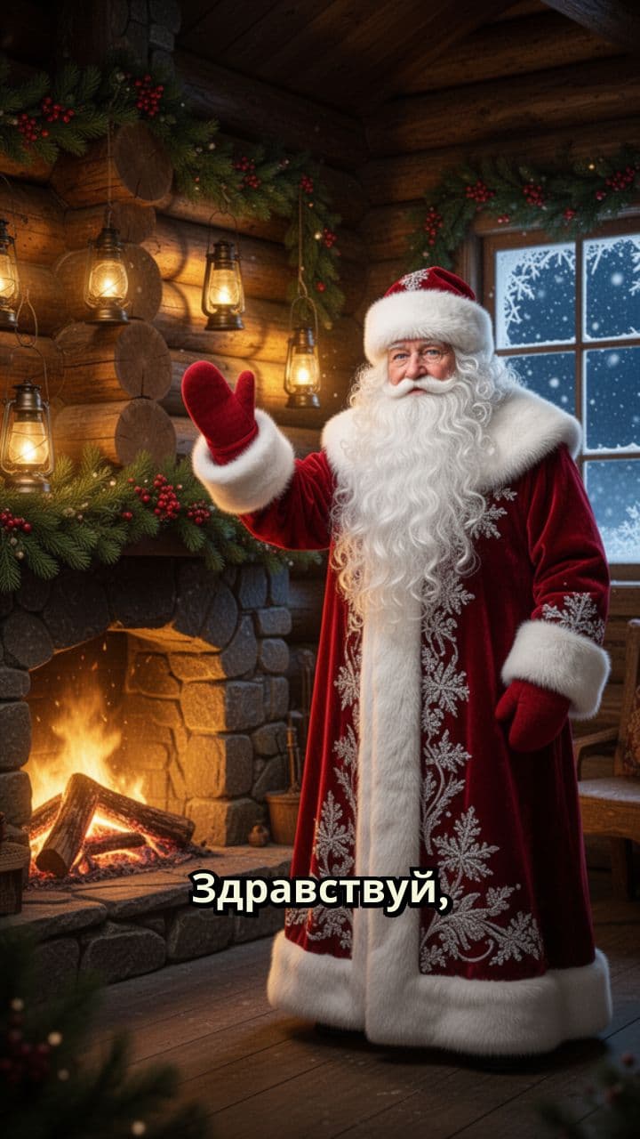 Поздравление Веронике от Деда Мороза