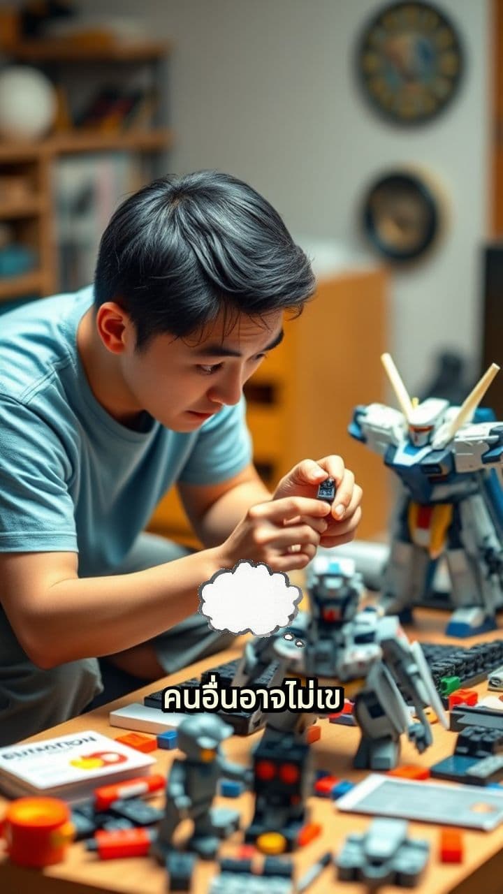 ความสุขในงานอดิเรกต่อโมเดล