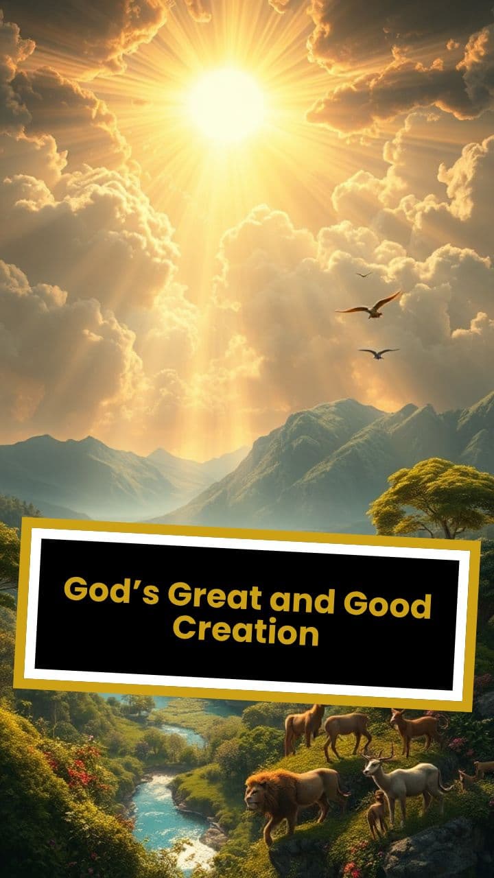God’s Great and Good Creation