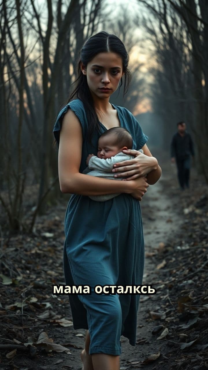 Мама защищает дочь от преследователей