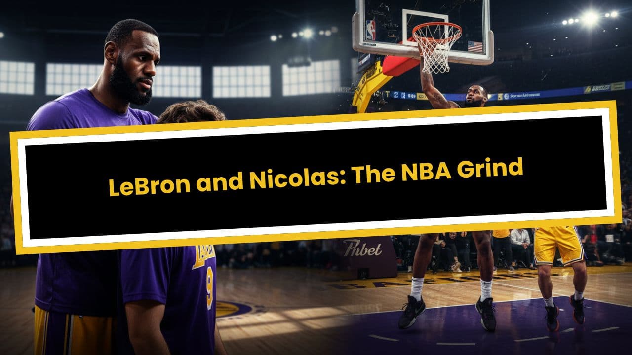 LeBron and Nicolas: The NBA Grind