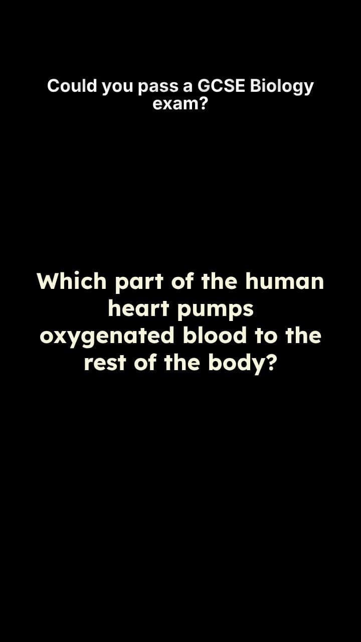 Could you pass a GCSE Biology exam?